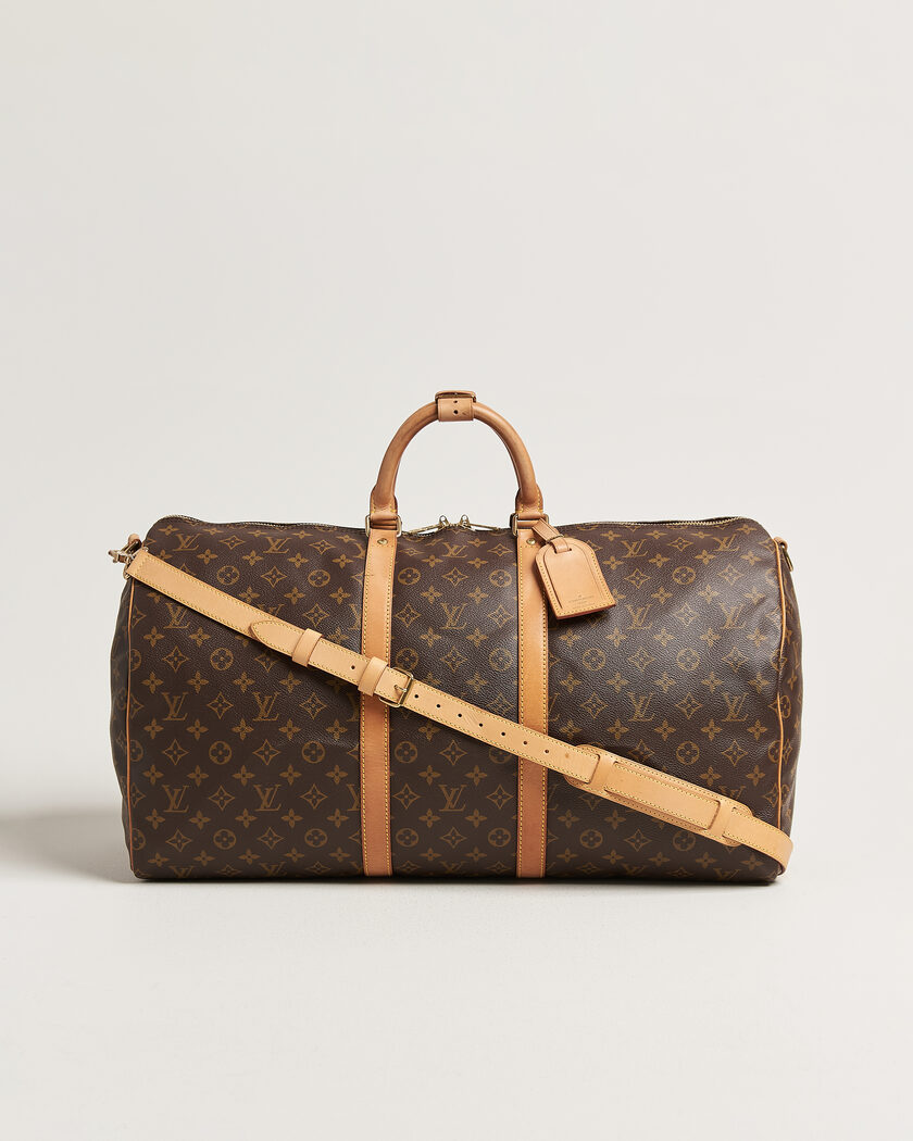 Louis Vuitton Pre-Owned Keepall Bandouliére 55 Monogram – Braun