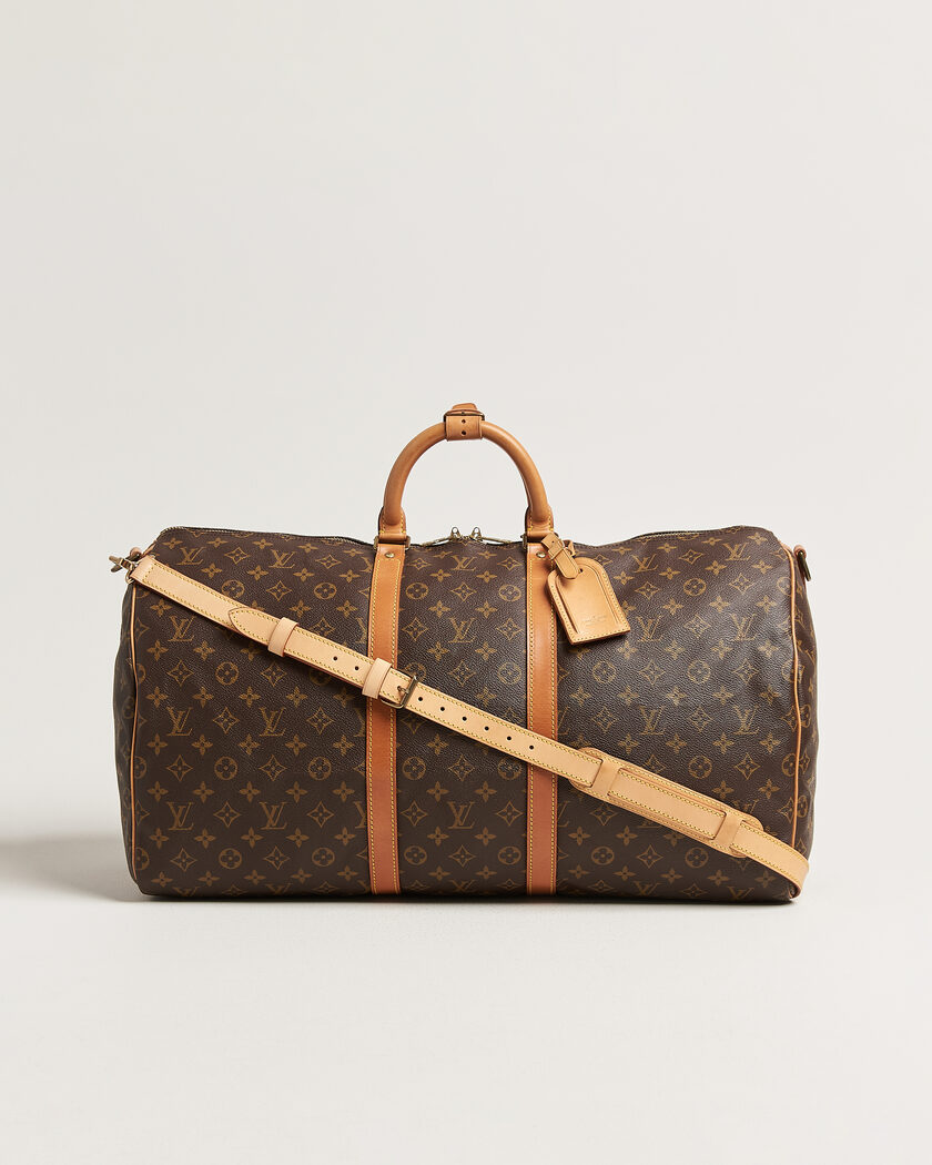 Louis Vuitton Pre-Owned Keepall Bandouliére 55 Monogram – Braun