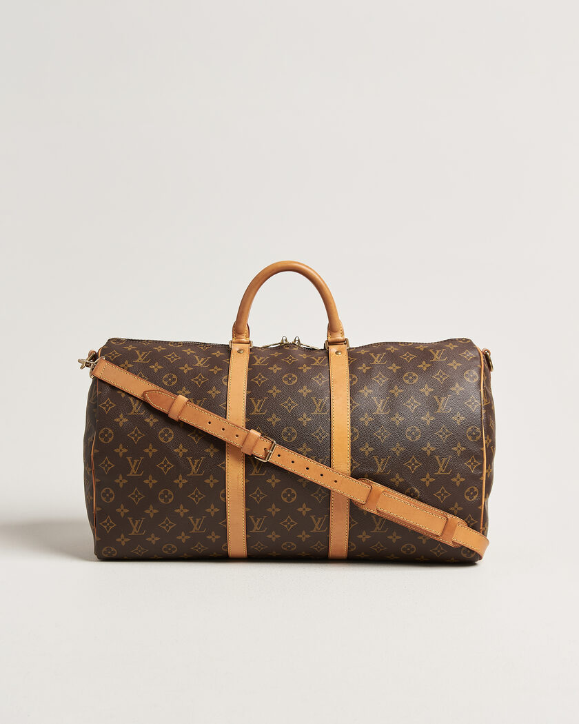 Louis Vuitton Pre-Owned Keepall 50 Bandoulière Monogram – Braun