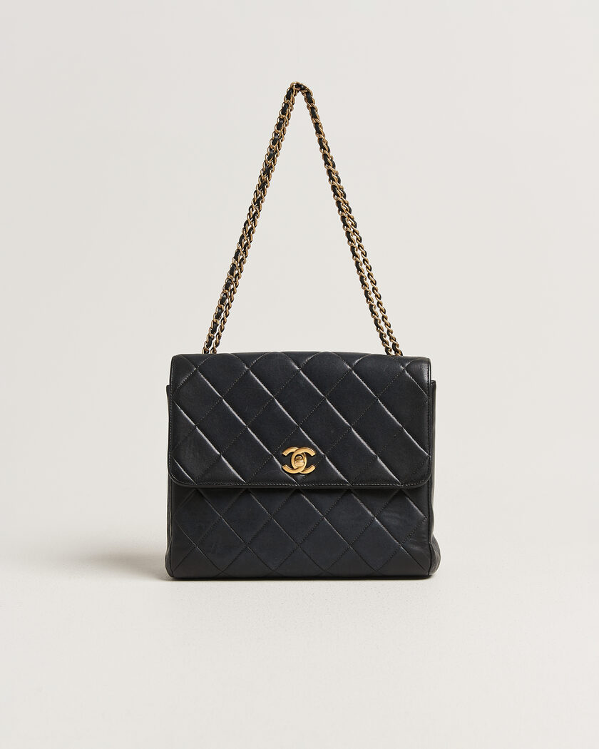 Chanel Pre-Owned Single Flap Bag Lambskin Black – Schwarz