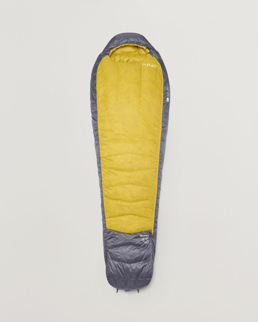 Rab Neutrino -6C Sleeping Bag Regular Graphene/Dark Pollen – Mehrfarbig
