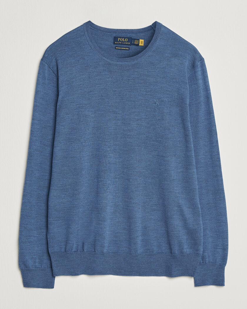 Polo Ralph Lauren Long Sleeve Pullover Clarity Blue – Blau