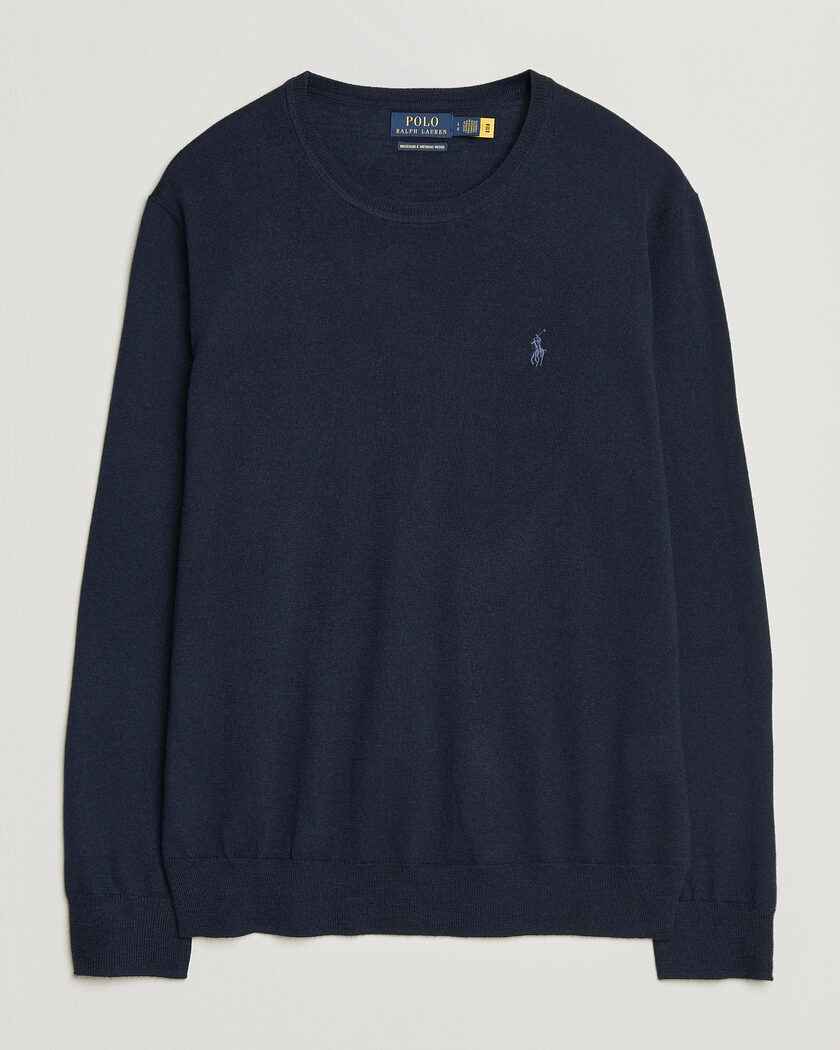 Polo Ralph Lauren Long Sleeve Pullover Hunter Navy – Blau