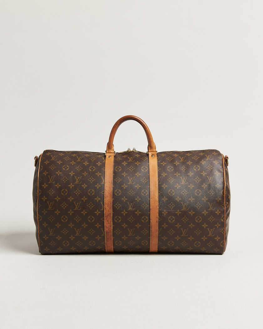 Louis Vuitton Pre-Owned Keepall 55 Bandouliére Monogram – Braun
