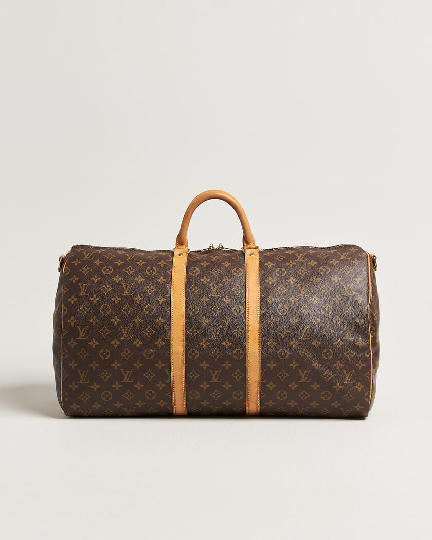 Louis Vuitton Pre-Owned Keepall 55 Bandouliére Monogram – Braun