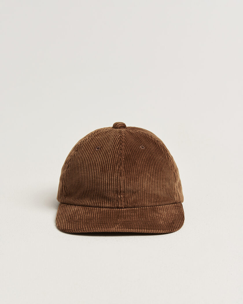 BEAMS PLUS 6 Panel Corduroy Cap Brown – Braun