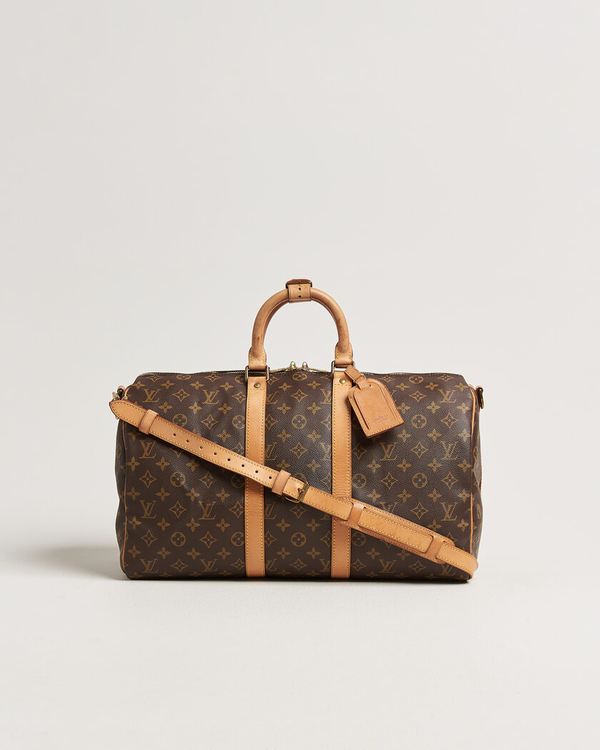 Louis Vuitton Pre-Owned Keepall Bandouliére 45 Monogram – Braun