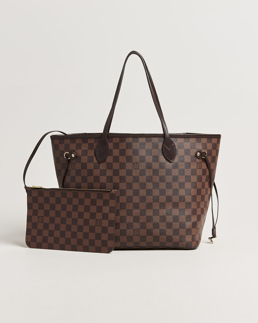 Louis Vuitton Pre-Owned Neverfull MM Damier Ebene – Braun