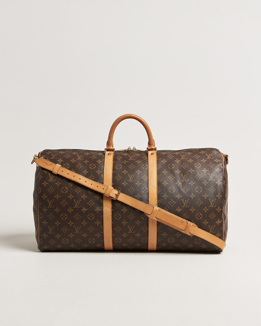 Louis Vuitton Pre-Owned Keepall Bandouliére 55 Monogram – Braun