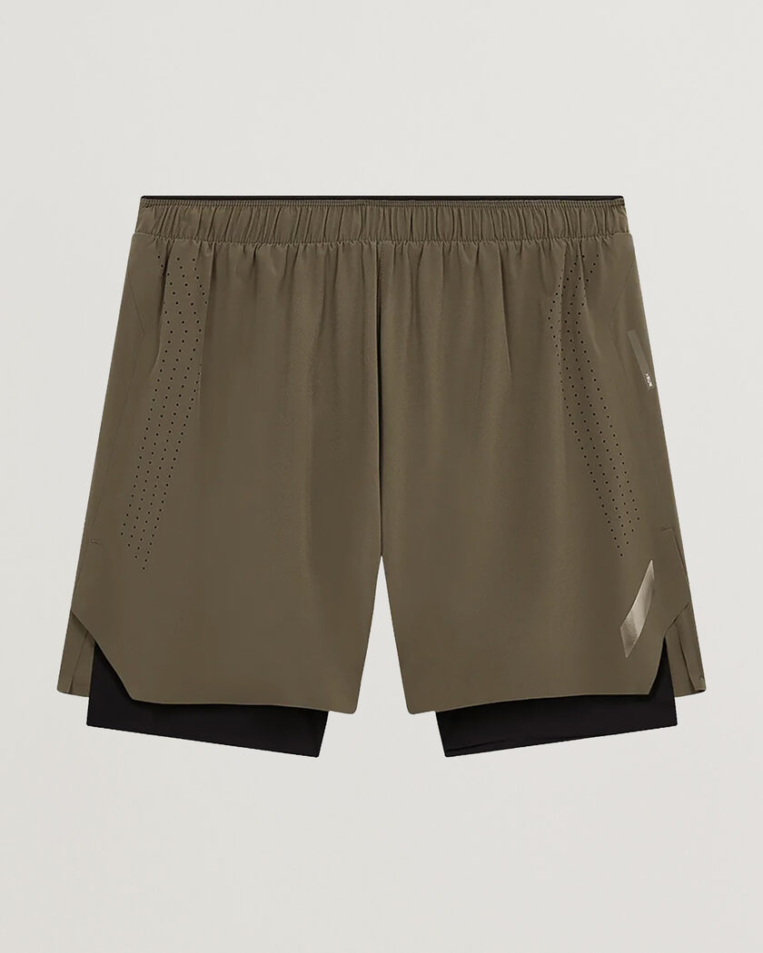 SOAR Running Dual Run Shorts Khaki – Braun