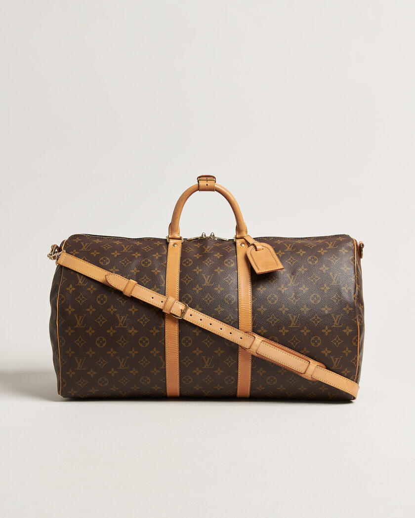 Louis Vuitton Pre-Owned Keepall 55 Bandoulière Monogram – Braun