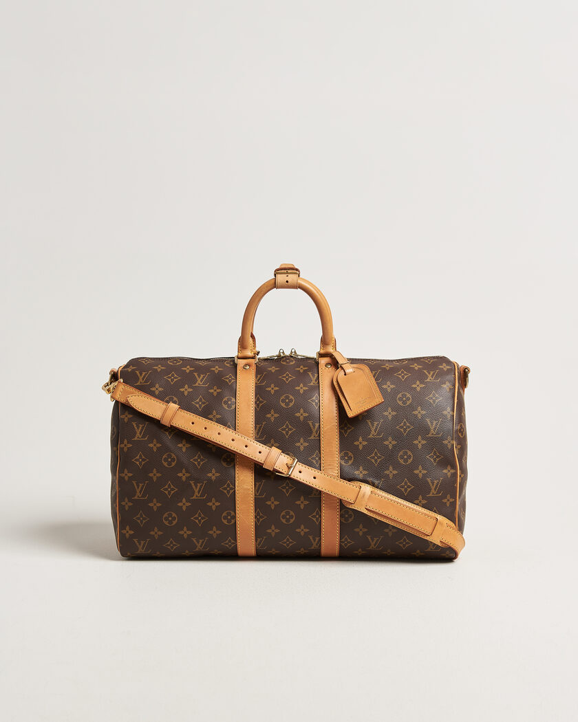 Louis Vuitton Pre-Owned Keepall 45 Bandoulière Monogram – Braun