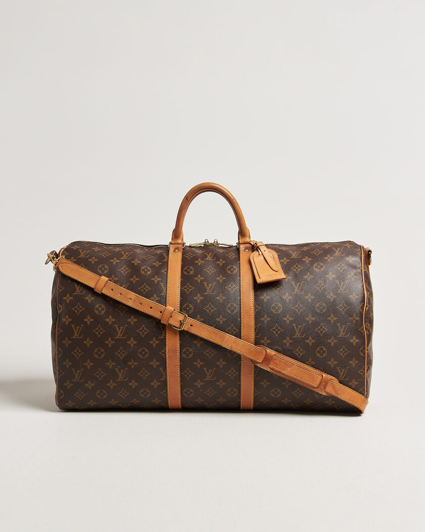 Louis Vuitton Pre-Owned Keepall 55 Bandoulière Monogram – Braun