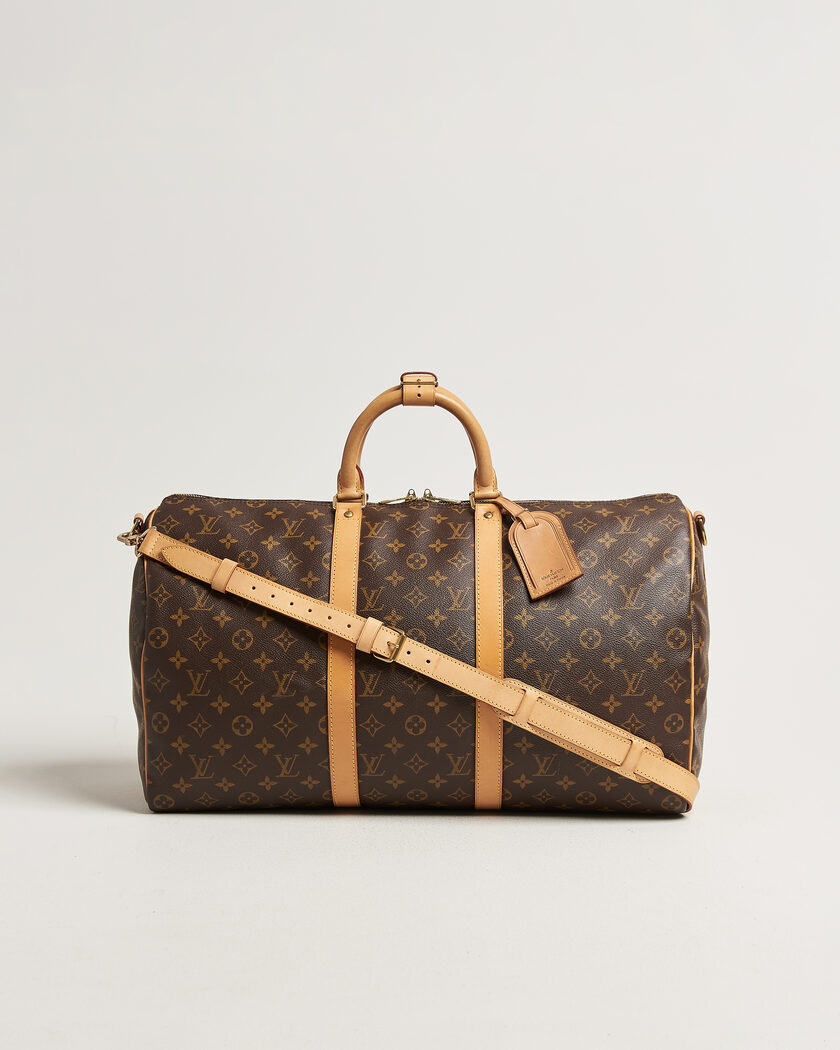 Louis Vuitton Pre-Owned Keepall 50 Bandoulière Monogram – Braun