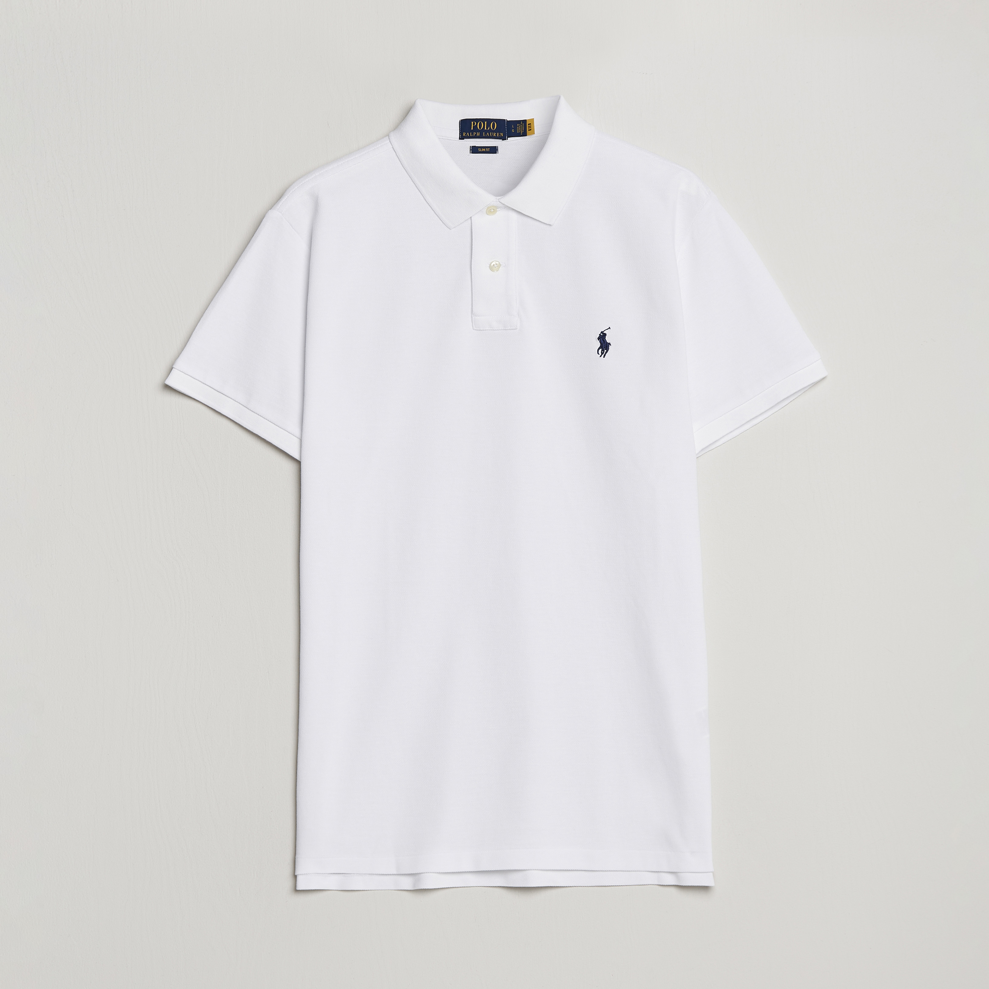 Polo Ralph Lauren Slim Fit Polo White bei Care of Carl
