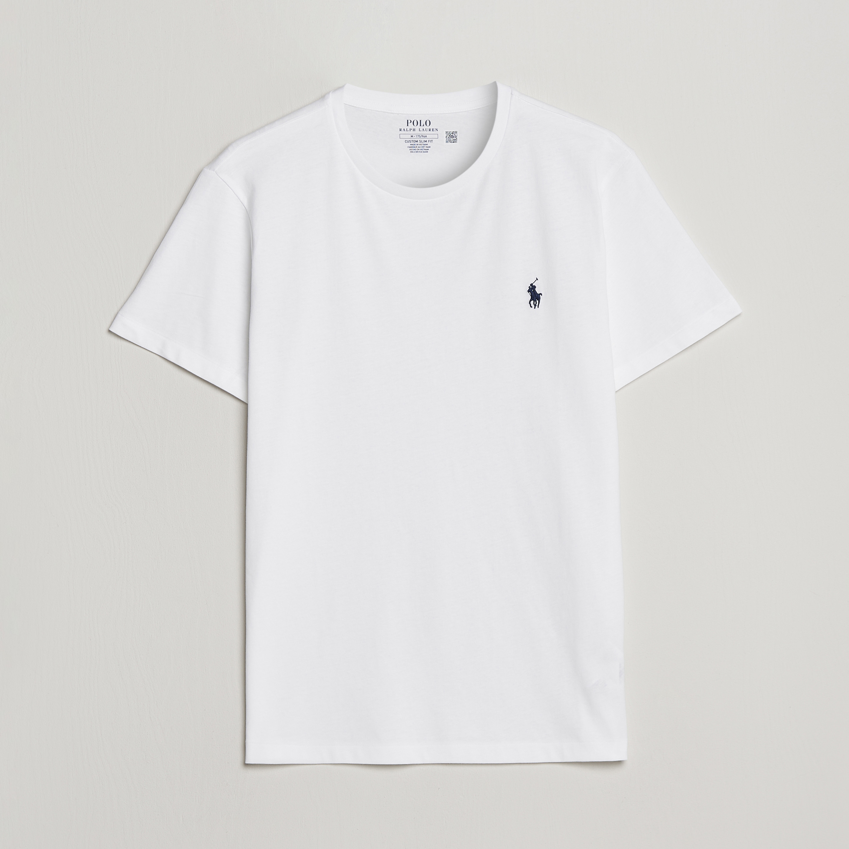 Polo Ralph Lauren Custom Slim Fit Tee White bei Care of Carl