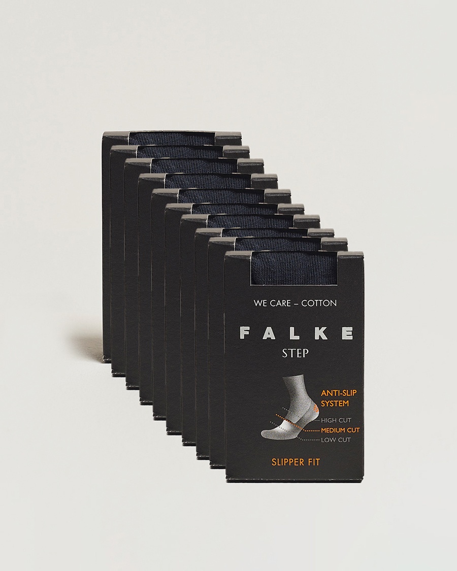 Falke 10-pack Step In Box Loafer Socks Navy – Blau