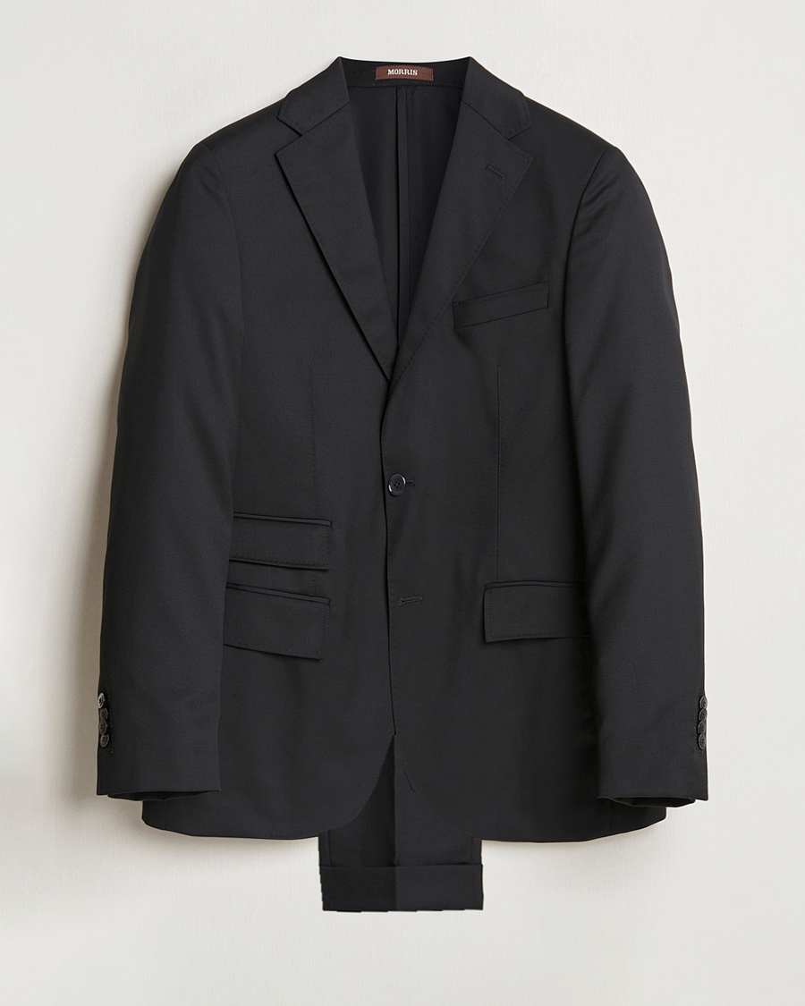 Morris Heritage Prestige Wool Suit Black – Schwarz