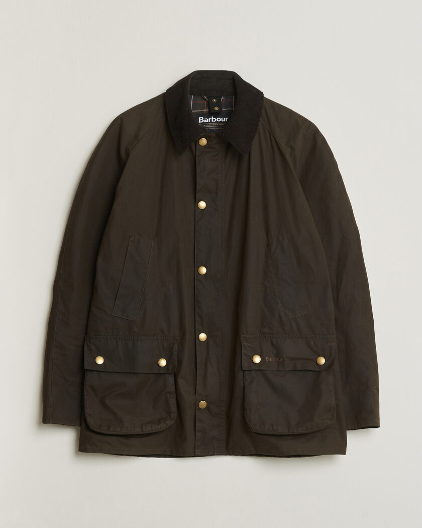 Pre-owned Barbour Lifestyle Ashby Wax Jacket Olive L – Grün