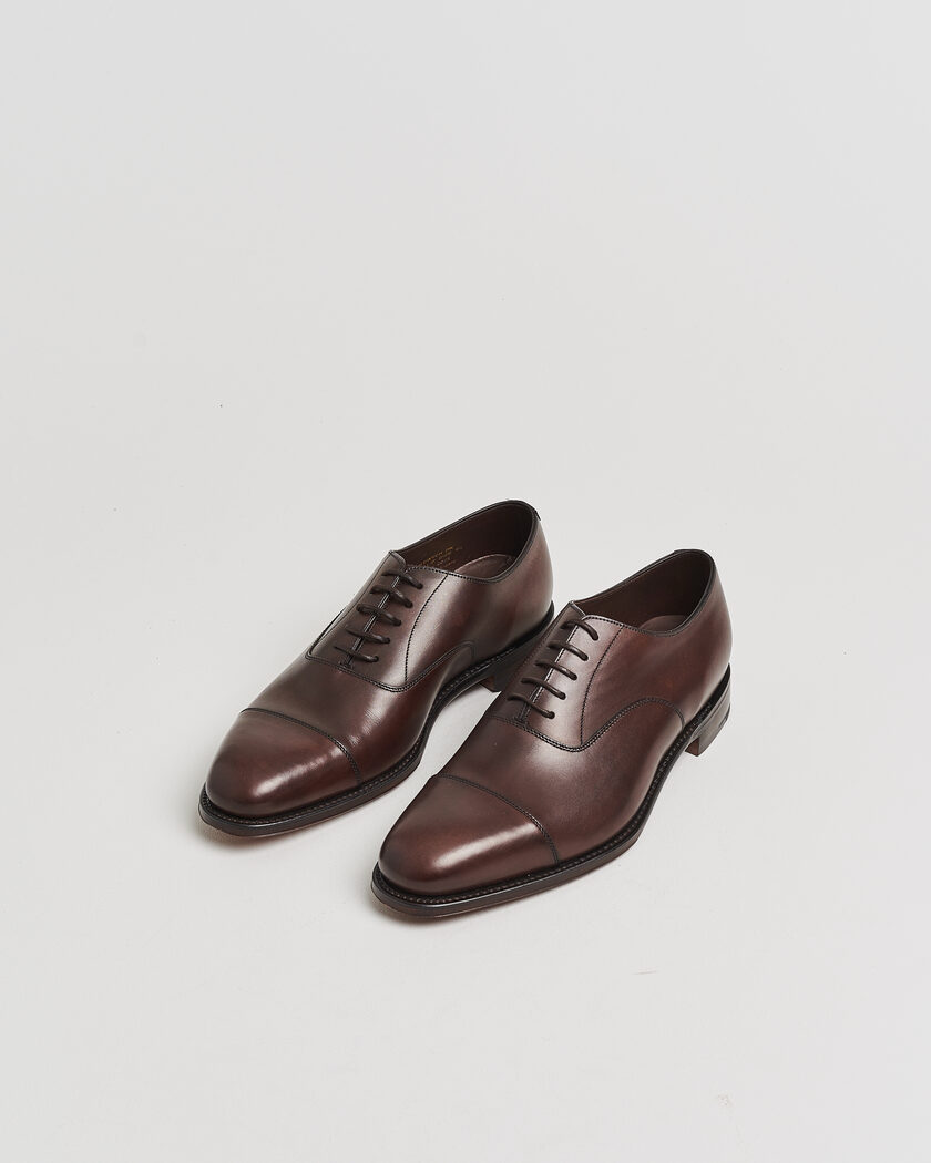 Pre-owned Loake 1880 Aldwych Oxford Dark Brown Calf UK9,5 - EU43,5 – Braun