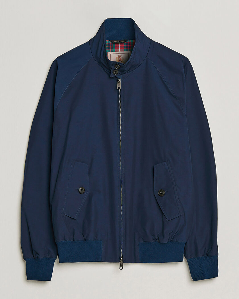 Pre-owned Baracuta G9 Original Harrington Jacket Dark Navy UK42 - EU52 – Blau