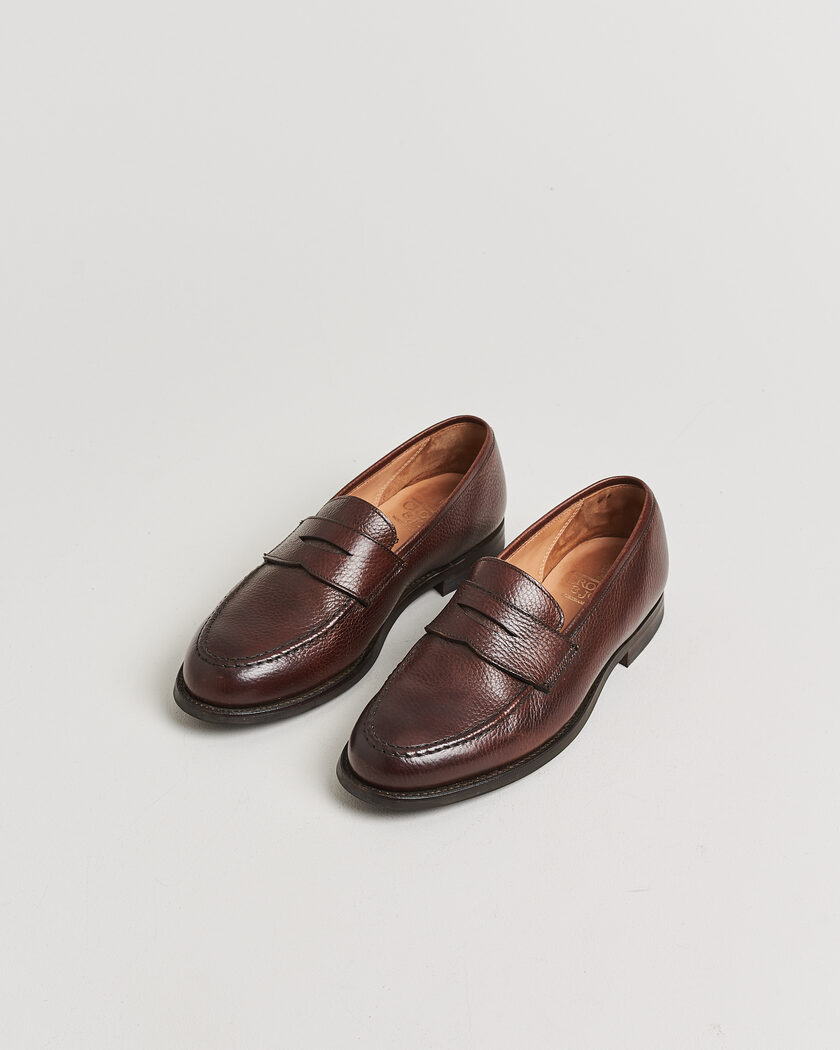 Pre-owned Crockett & Jones Boston City Sole Dark Brown Calf UK7 - EU41 – Braun