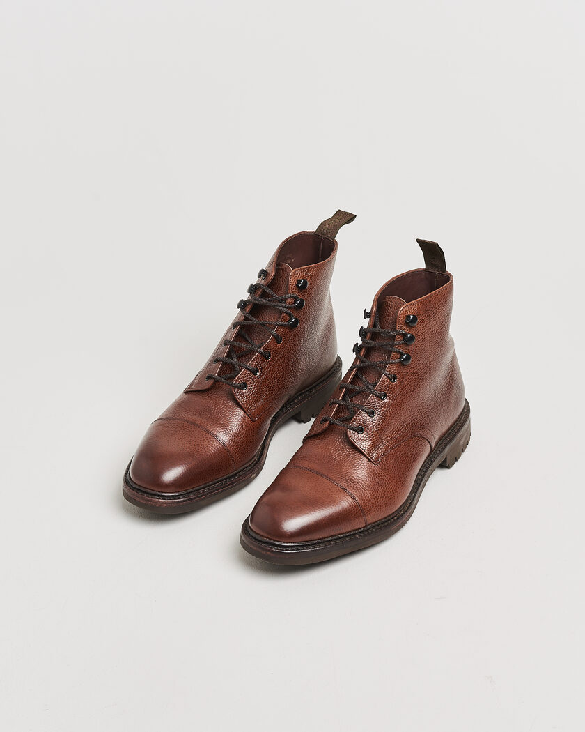 Pre-owned Loake 1880 Sedbergh Derby Boot Brown Grain Calf UK9 - EU43 – Braun
