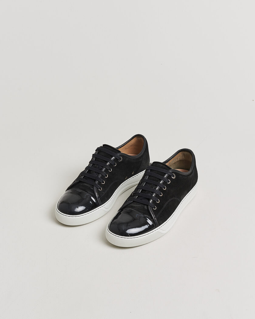 Pre-owned LanvinDBB1 Patent Cap Toe SneakerBlackUK9 - EU43 – Schwarz