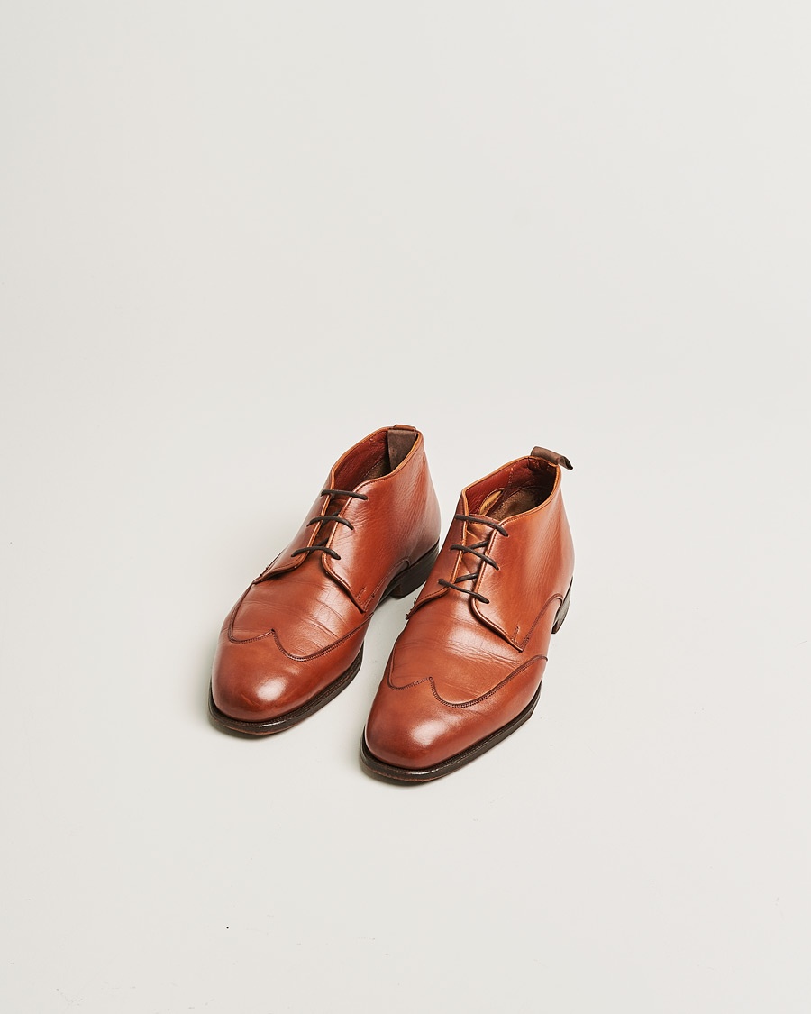 Pre-owned Grenson Chukka Boot Cognac UK6,5 - EU40,5 – Braun