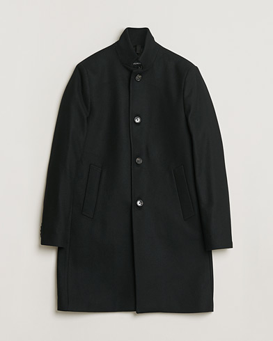 Pre-owned J.Lindeberg Holger 2.0 Melton Coat Black 50 – Schwarz