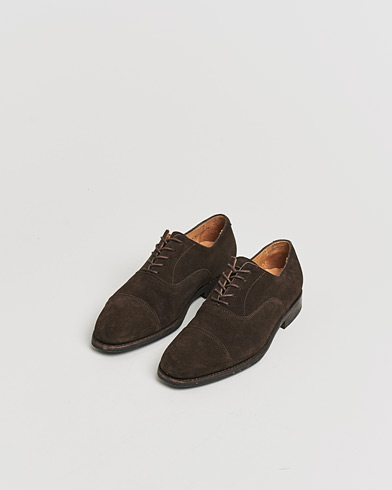 Pre-owned Myrqvist Äppelviken Oxford Dark Brown Suede UK6 - EU40 – Braun
