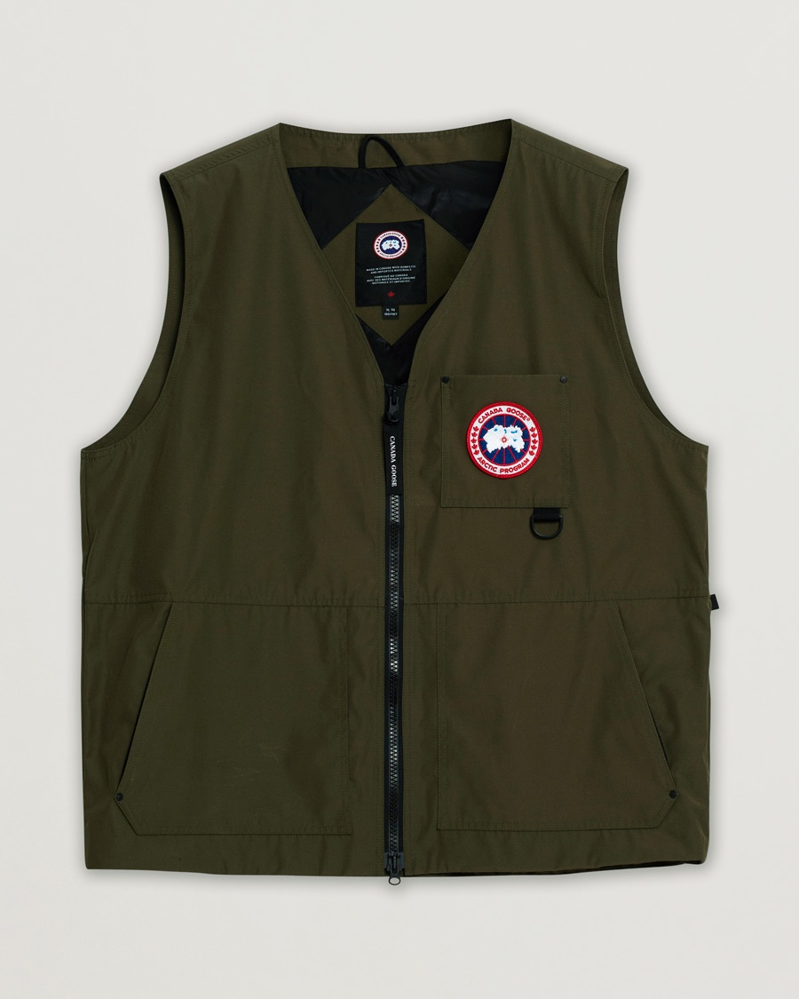 Pre-owned Canada Goose Canmore Vest Military Green – Grün