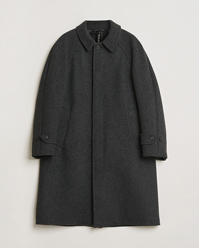 Mackintosh Boston Wool Overcoat Grey M – Grau