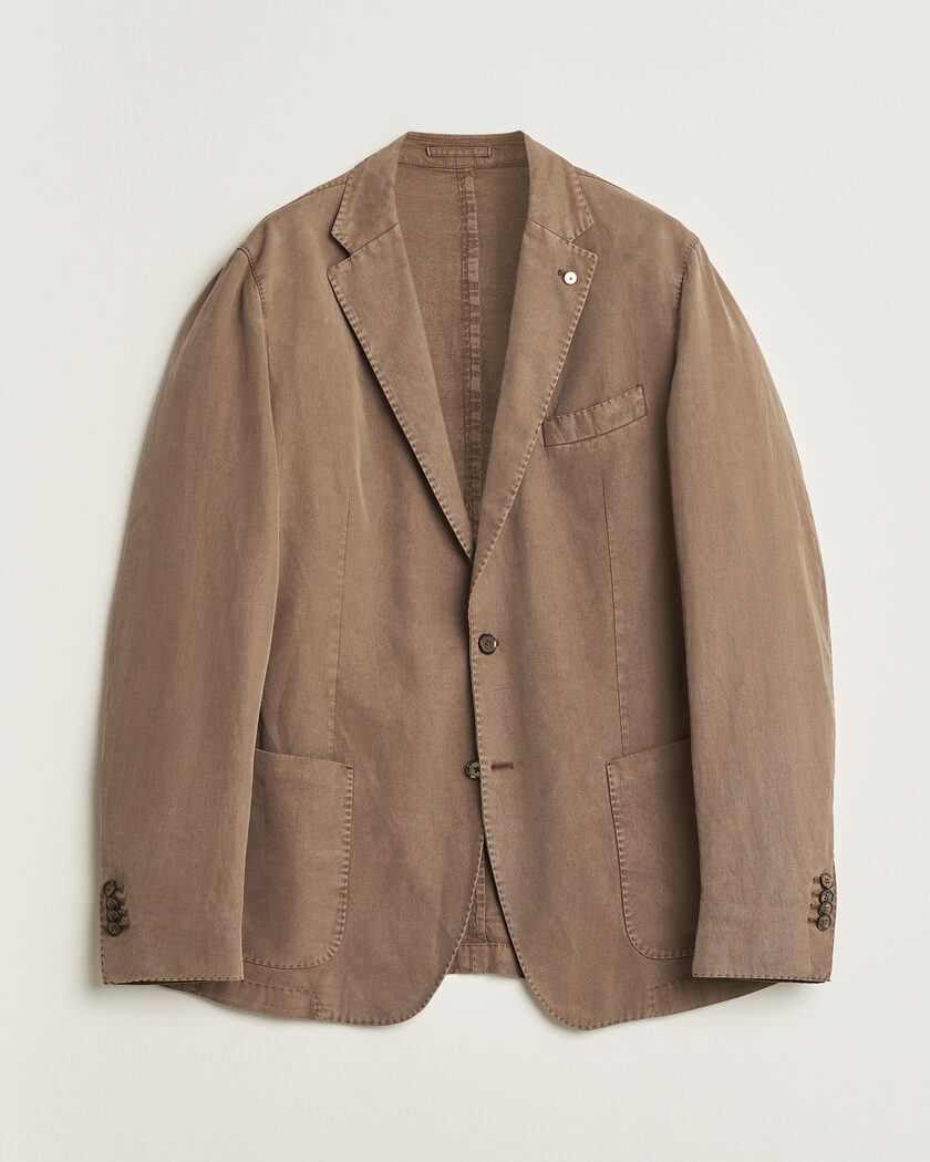 Pre-owned L.B.M. 1911 Jack Regular Fit Cotton Blend Blazer Taupe 54 – Beige