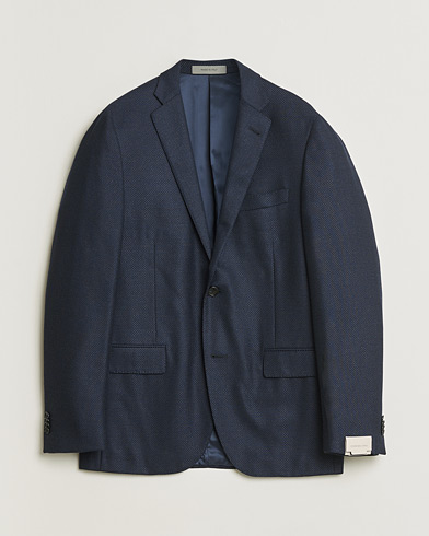 Pre-owned Corneliani Wool & Cashmere Blazer Navy 50 – Blau
