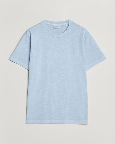 Gant Washed Slub T-Shirt Fresh Blue