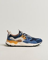Flower Mountain Yamano 3 Suede/Nylon Sneaker Dark Blue