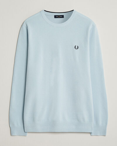Fred Perry Piqué Stitched Sweater Light Ice