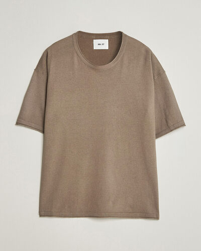 NN07 Ryan Cotton/Linen T-Shirt Clay Mirage