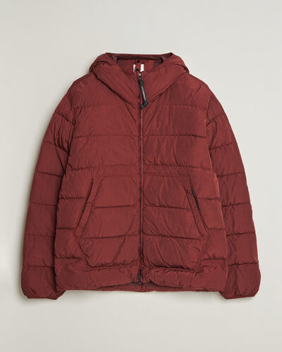 C.P. Company Chrome-R Goggle Down Jacket Burgundy