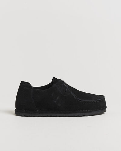 BIRKENSTOCK Utti Lace Loafer Black Suede