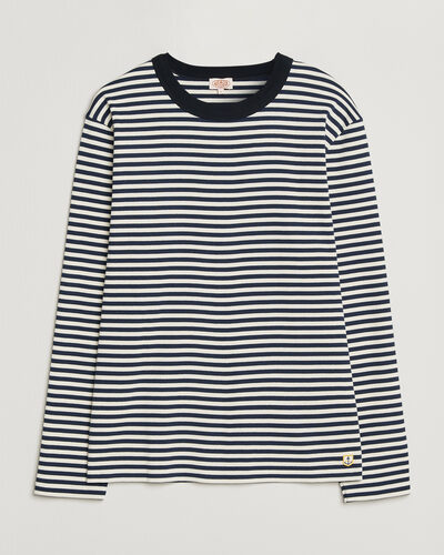 Armor-lux Héritage Striped Long Sleeve T-Shirt Marine/Milk