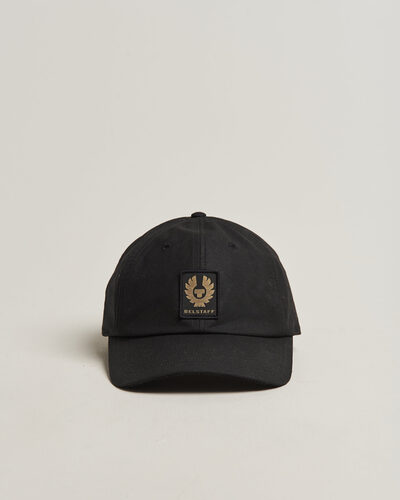 Belstaff Phoenix Wax Logo Cap Black