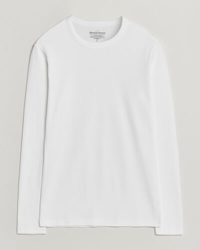 Bread & Boxers Ribbed Long Sleeve T-Shirt White