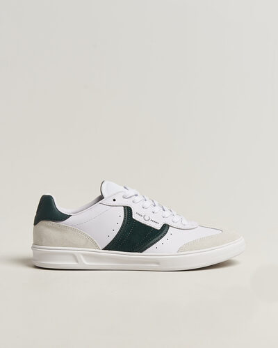 Fred Perry B4 Leather/Suede Sneaker White