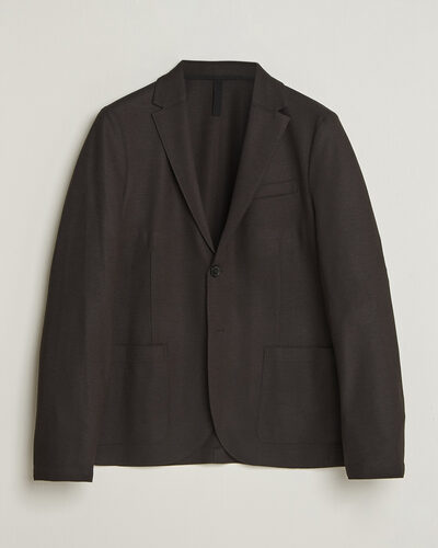 Harris Wharf London Two Button Superfine Merino Blazer Brown