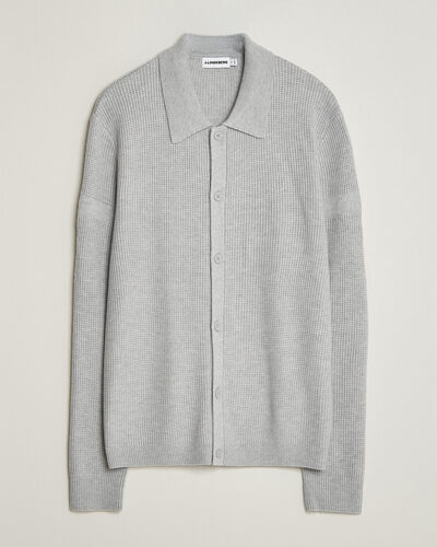 J.Lindeberg Willem Knitted Cardigan Light Grey Melange