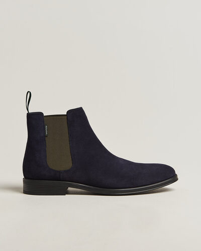 PS Paul Smith Augustus Suede Chelsea Boot Dark Navy