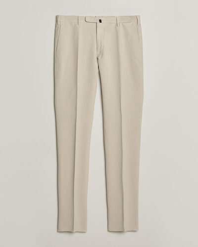 Incotex Slim Fit Soft Cotton Stretch Chinos Off White