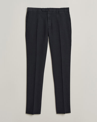 Incotex Slim Fit Soft Cotton Stretch Chinos Navy